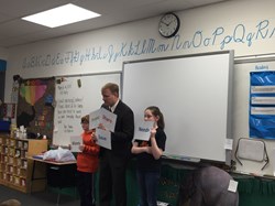 Richwood Bank CEO Visits North Union Elementary 
