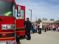 North Union Elementary Welcomes Firefighters