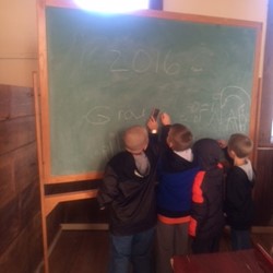 First Graders Visit the Old School 