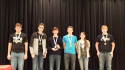 Math Team takes 2nd place in math competition