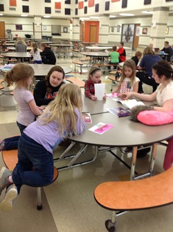 Middle School Authors Share Books With Elementary Students
