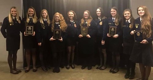 North Union FFA named one of the Top Ten Chapters overall in Ohio