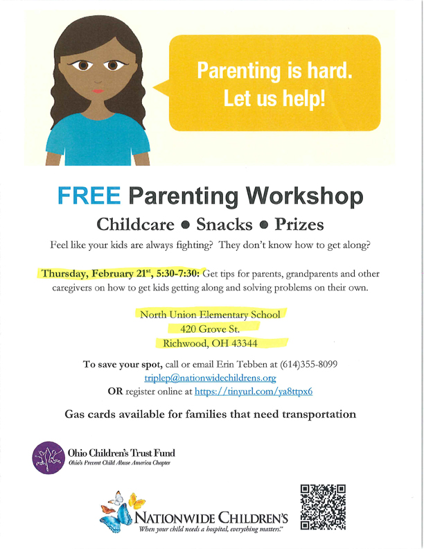 Parenting Workshop Flyer